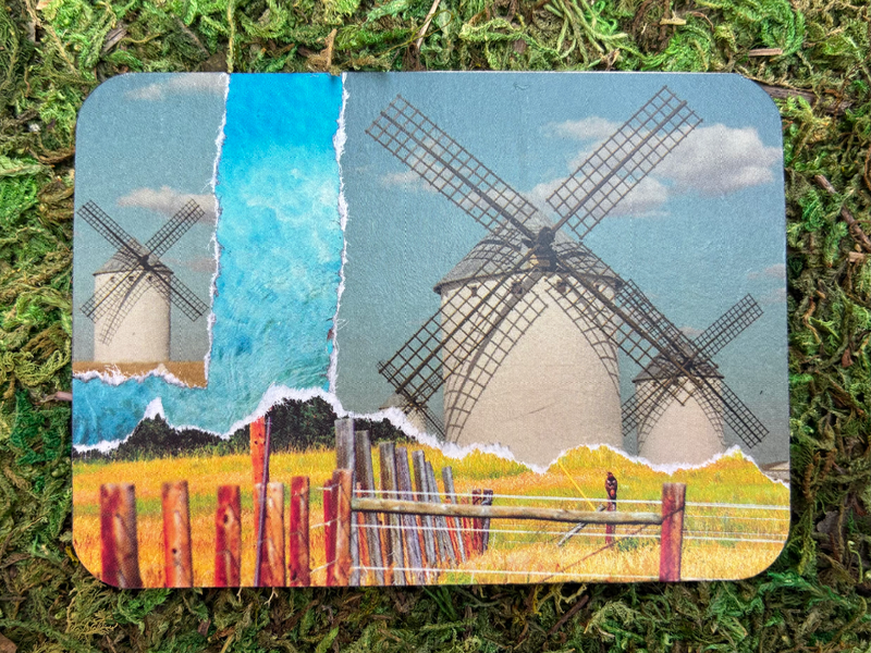 Windmills - ACEO #2 aceo art card