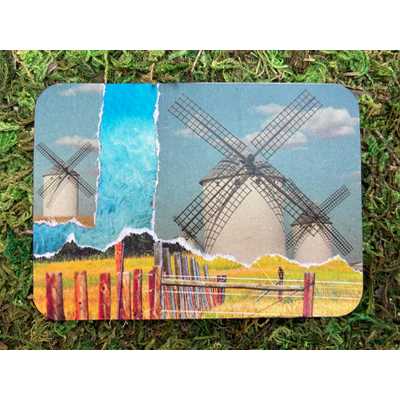 Windmills - ACEO #2 aceo art card thumbnail 1