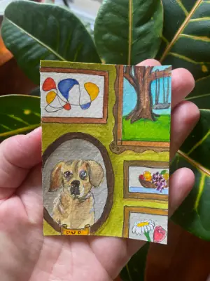 Gallery No. 1 aceo art card thumbnail 2