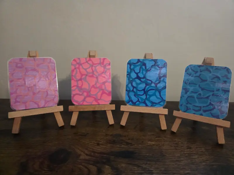 Funky Water Textures Set 💧 aceo art card