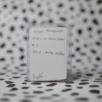 Silver Pomegranate #2 aceo art card thumbnail 2