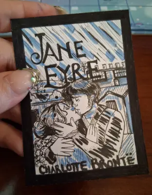 Jane Eyre - Mini Bookcover aceo art card thumbnail 4