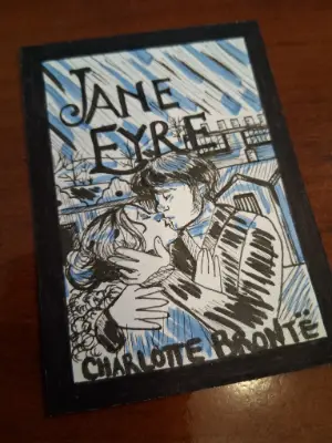 Jane Eyre - Mini Bookcover aceo art card thumbnail 3