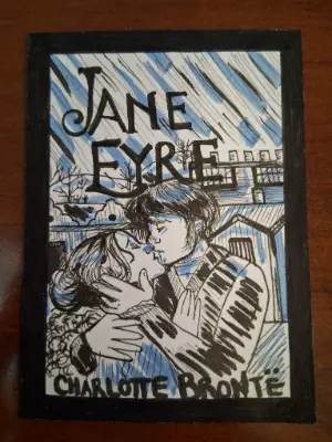 Jane Eyre - Mini Bookcover aceo art card thumbnail 1