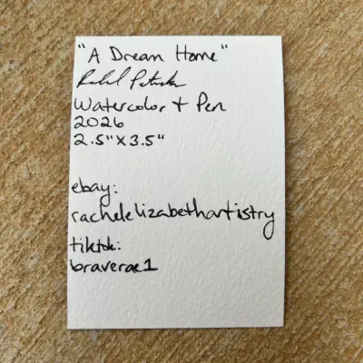 A Dream House aceo art card thumbnail 2