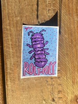 The Garden Lurkers: Roly-Poly aceo art card thumbnail 1