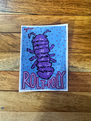 The Garden Lurkers: Roly-Poly aceo art card thumbnail 4