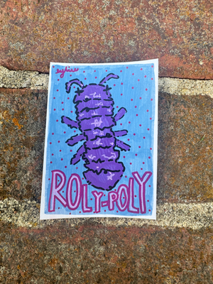 The Garden Lurkers: Roly-Poly aceo art card thumbnail 2