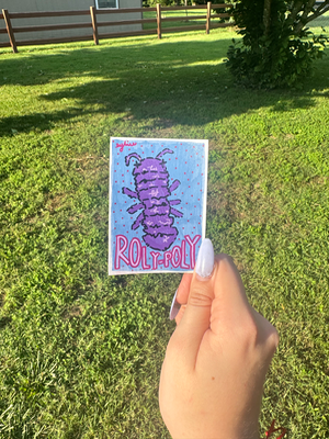 The Garden Lurkers: Roly-Poly aceo art card thumbnail 3