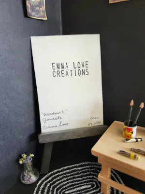 Window 4 aceo art card thumbnail 2