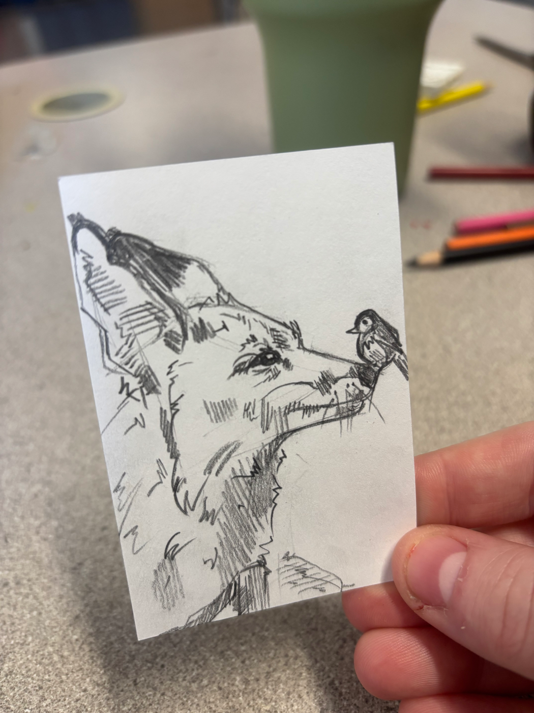 Quiet Truce aceo art card