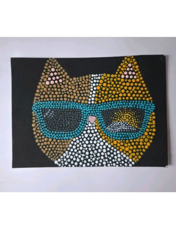 Cool cat aceo art card