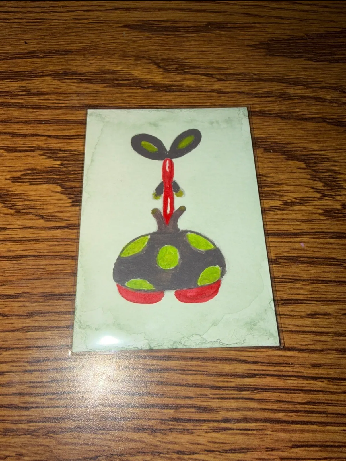 Alien Plant ACEO 38 aceo art card
