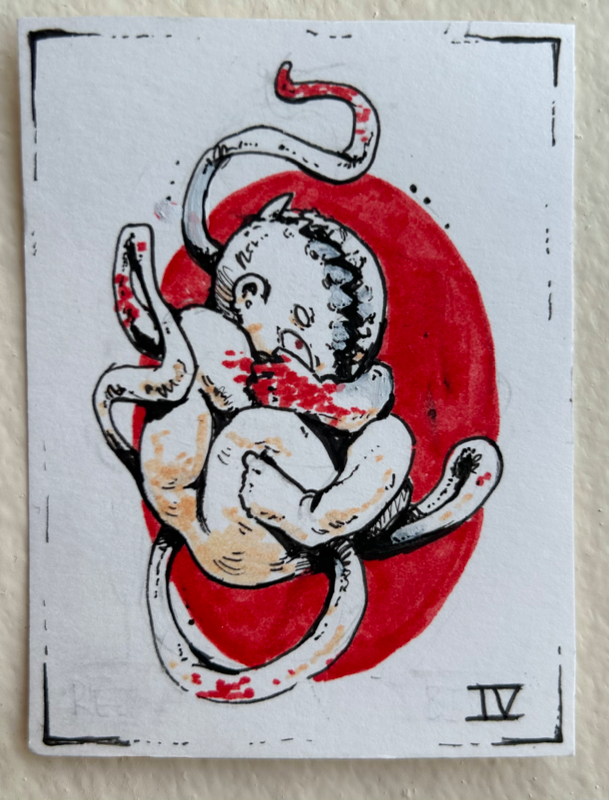 Rebirth aceo art card