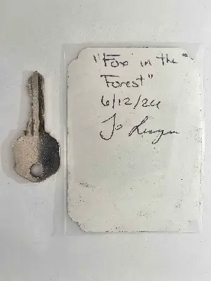 Fox in the Forest aceo art card thumbnail 3