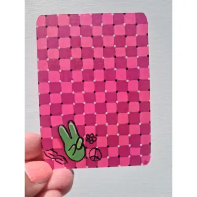 90s Love aceo art card thumbnail 2