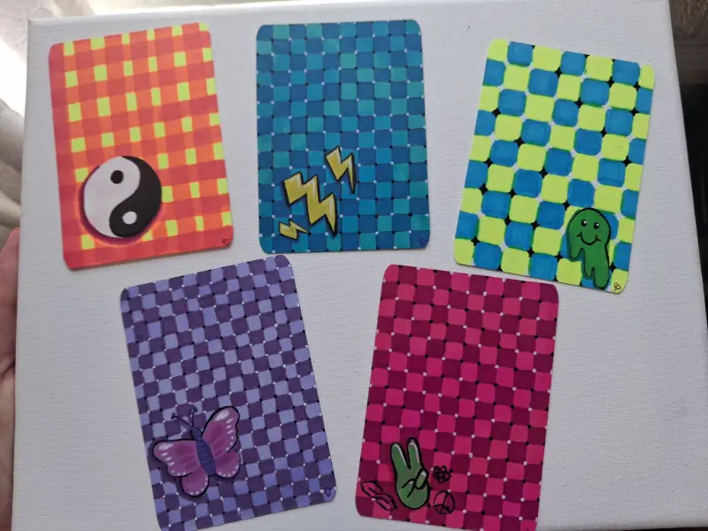 90s Love aceo art card