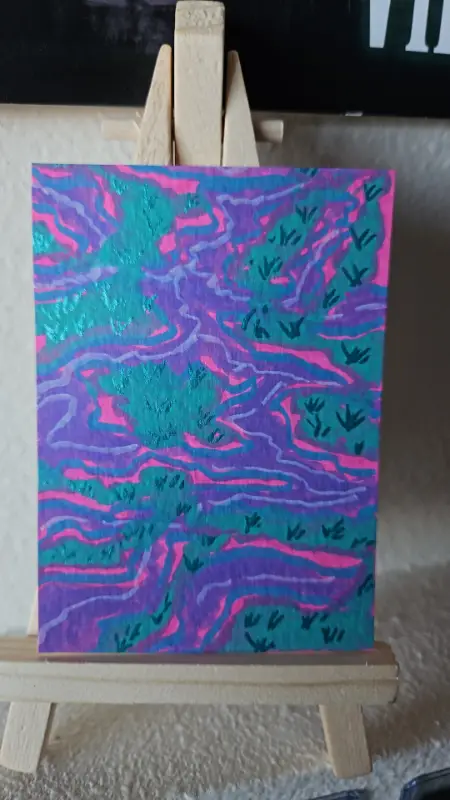 The Calm Between aceo art card