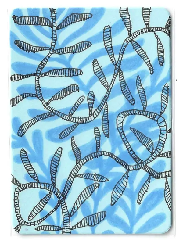 Plants and Vines #1 aceo art card