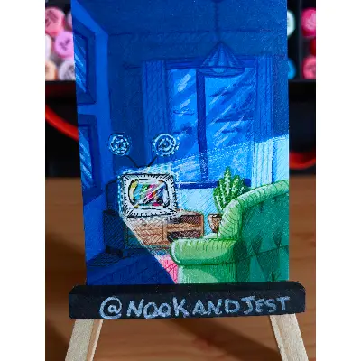 Still Searching... aceo art card thumbnail 1