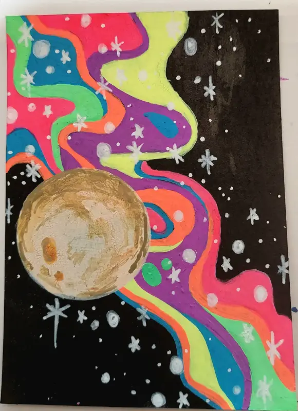 Celestial 3 aceo art card