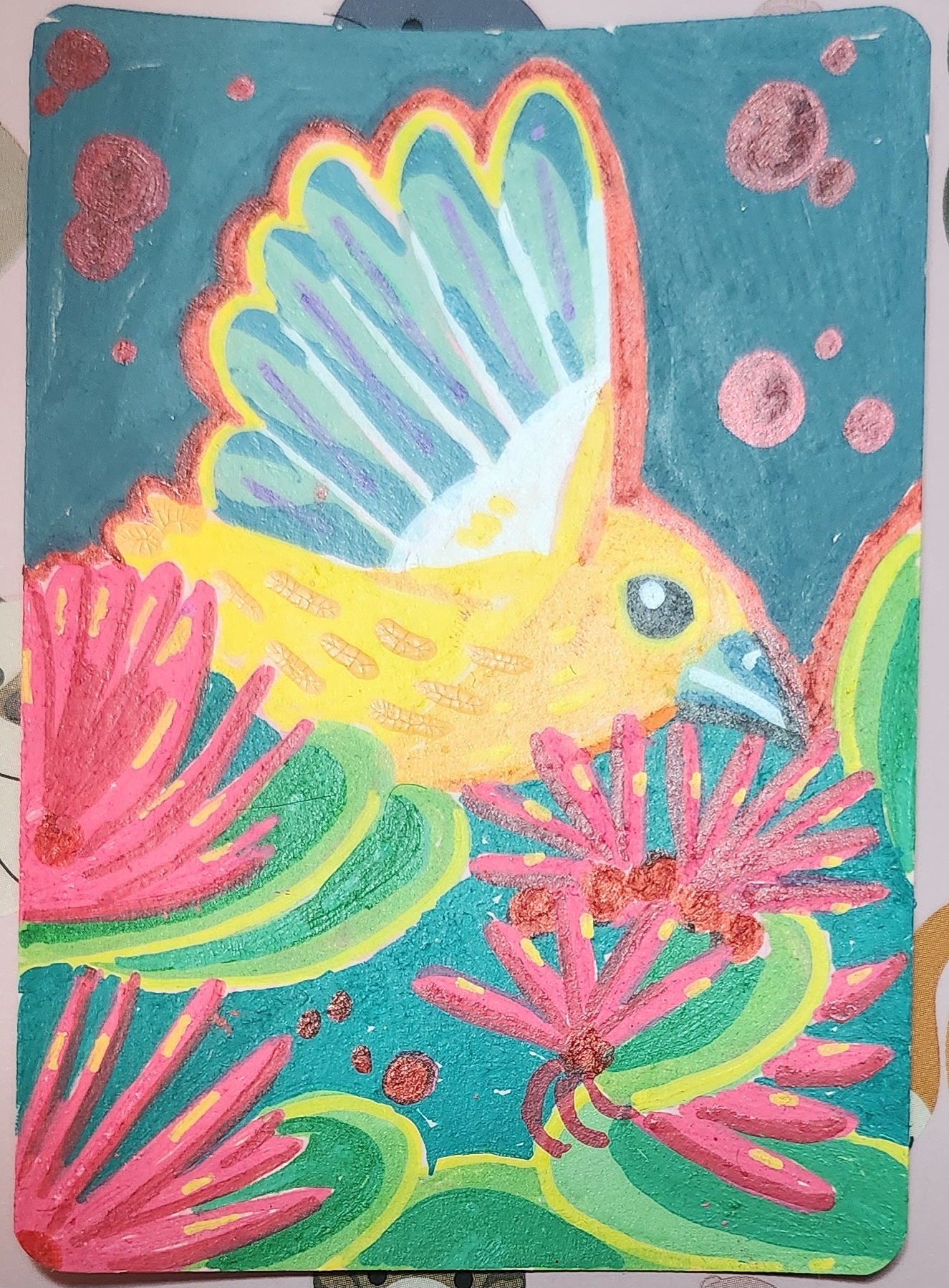 Anianiau aceo art card