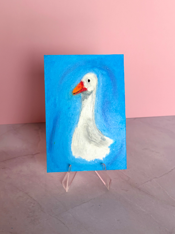 Bruce The Goose aceo art card
