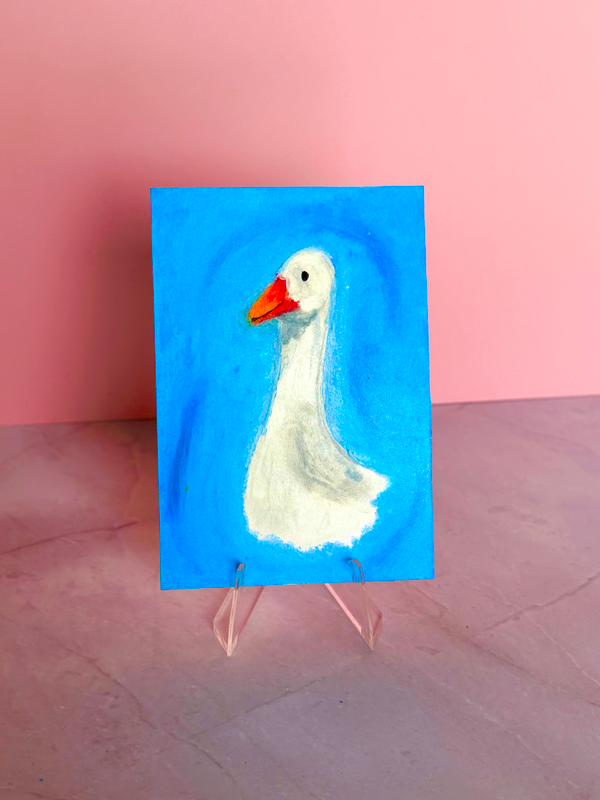 Bruce The Goose aceo art card