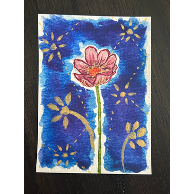 Opening Up aceo art card thumbnail 1