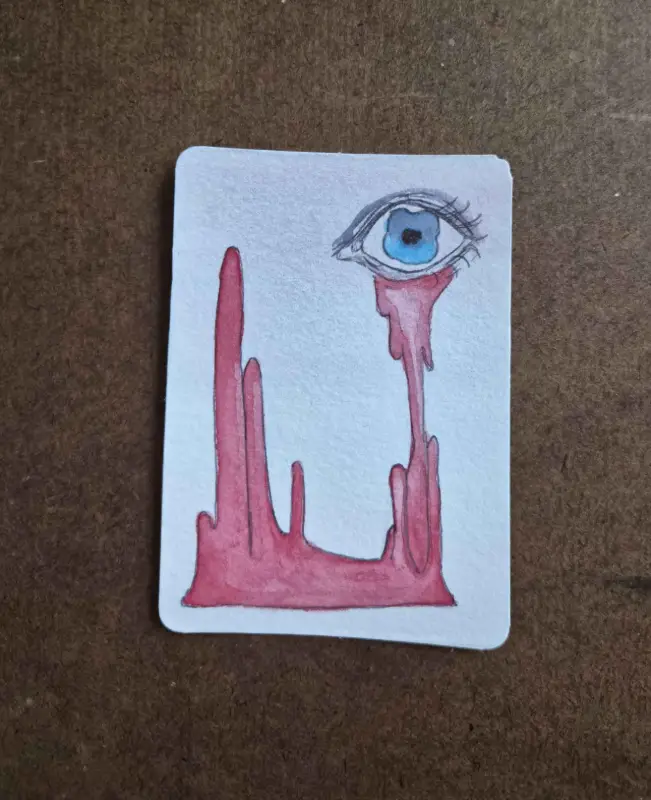 Sight is Thicker aceo art card