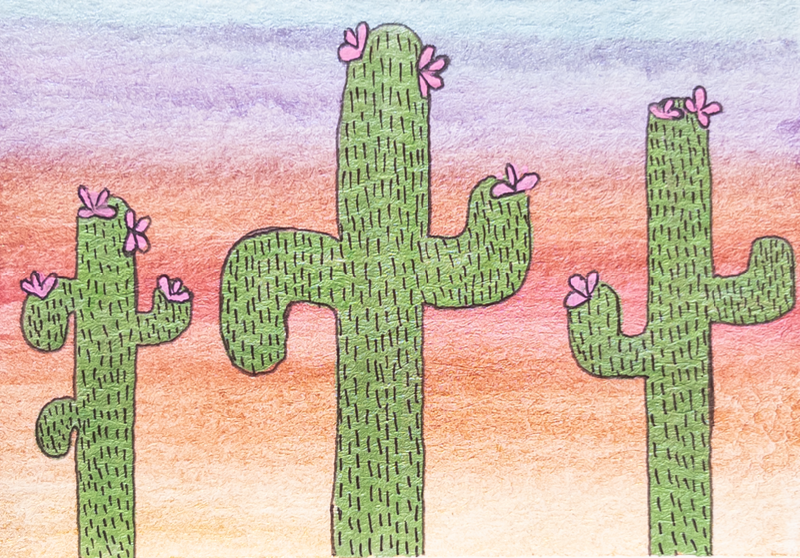 Tide of the Sun aceo art card