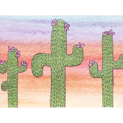 Tide of the Sun aceo art card thumbnail 1