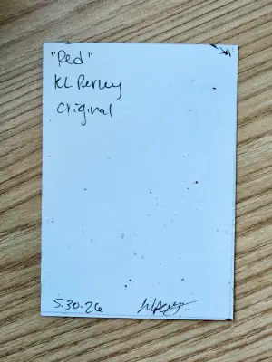 Red Lollipop aceo art card thumbnail 3