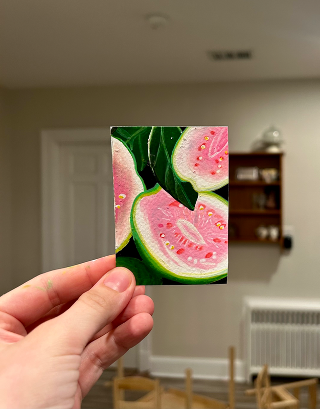 Guava Time aceo art card