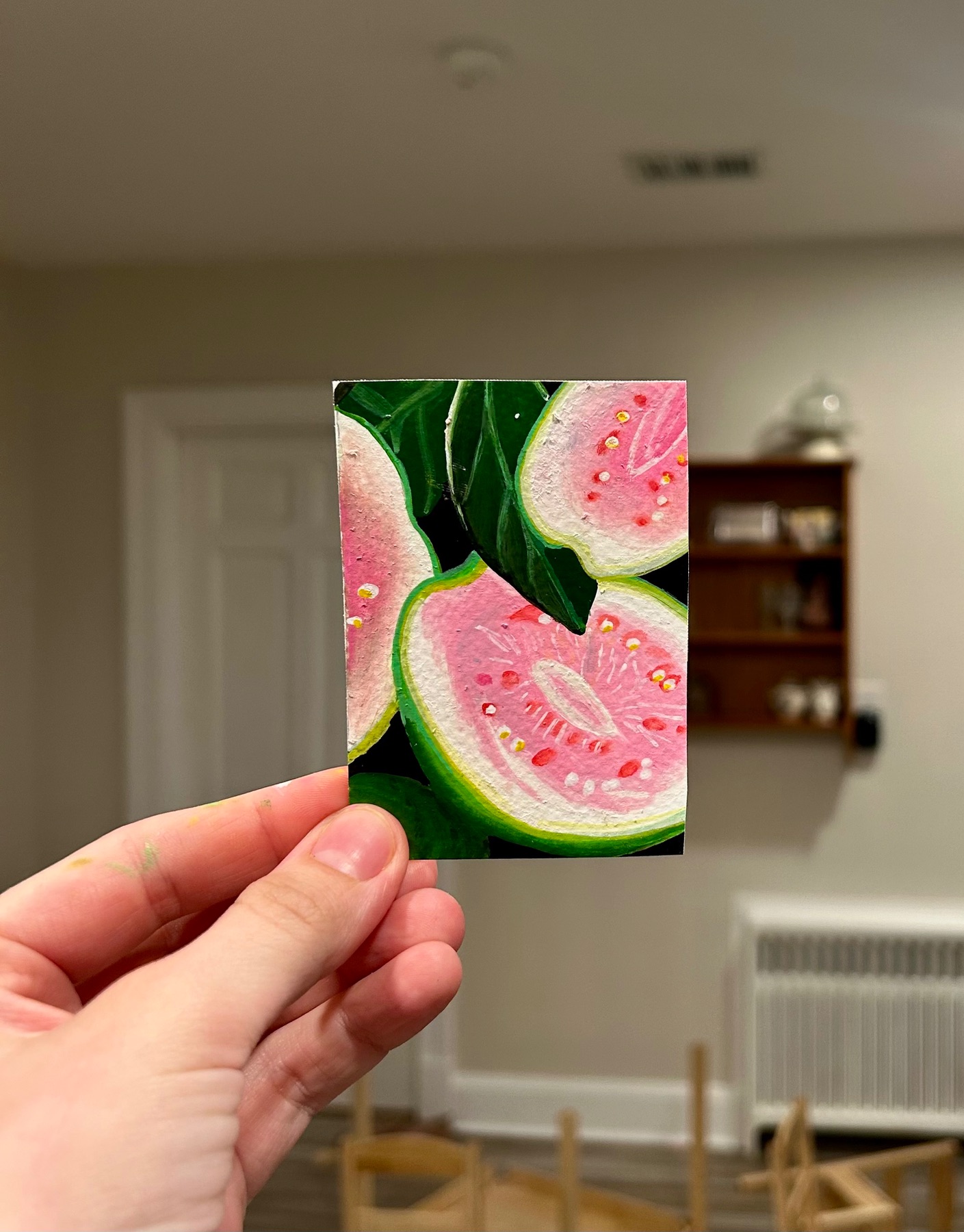 Guava Time aceo art card