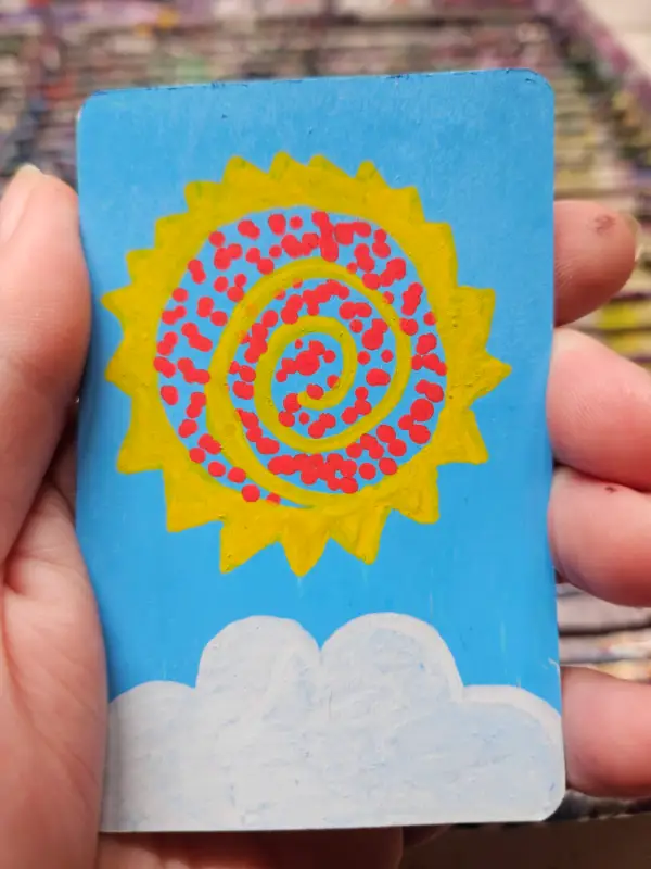 Sunshine aceo art card