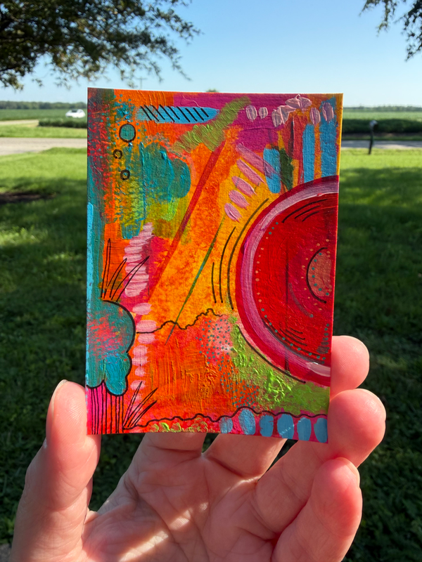 Untitled aceo art card
