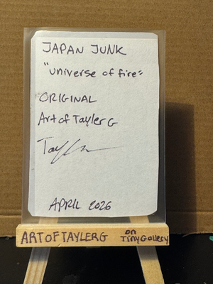 Universe of Fire aceo art card thumbnail 2