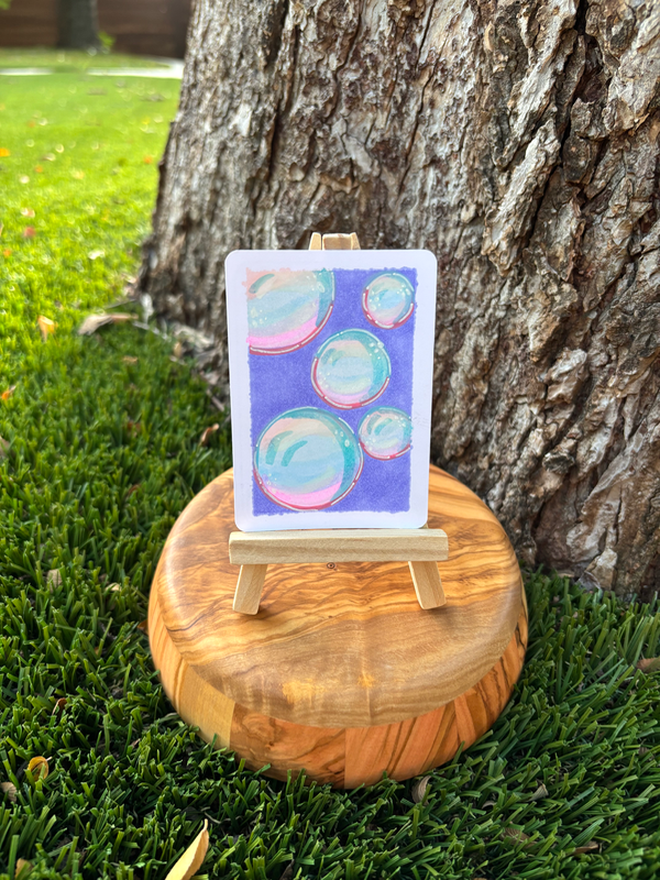 Scrubba Dub Dub • Purple aceo art card