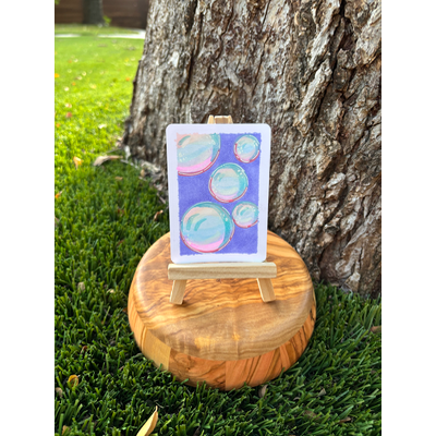 Scrubba Dub Dub • Purple aceo art card thumbnail 1