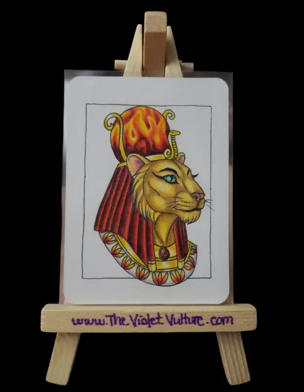 Sekhmet Egyptian Pantheon aceo art card