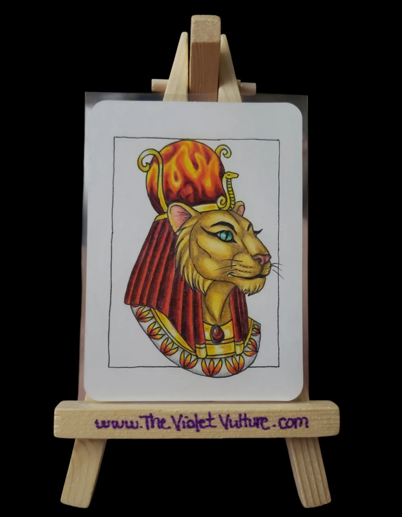 Sekhmet Egyptian Pantheon aceo art card