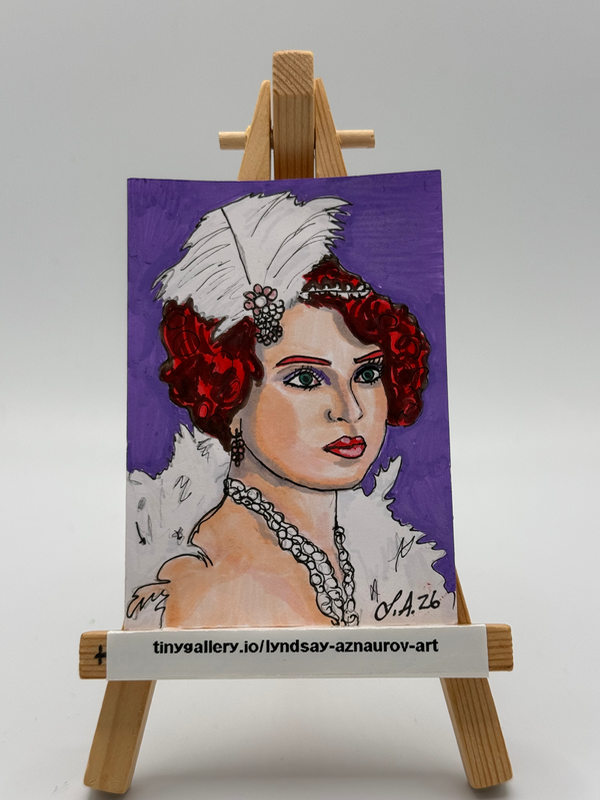 That Night in Vegas aceo art card