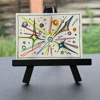 starburst aceo art card thumbnail 1