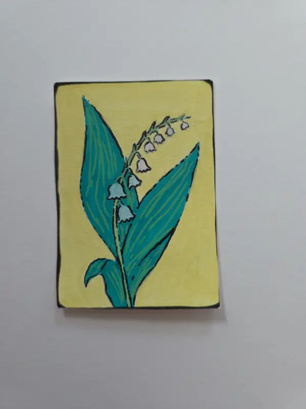Flowers for Mom aceo art card