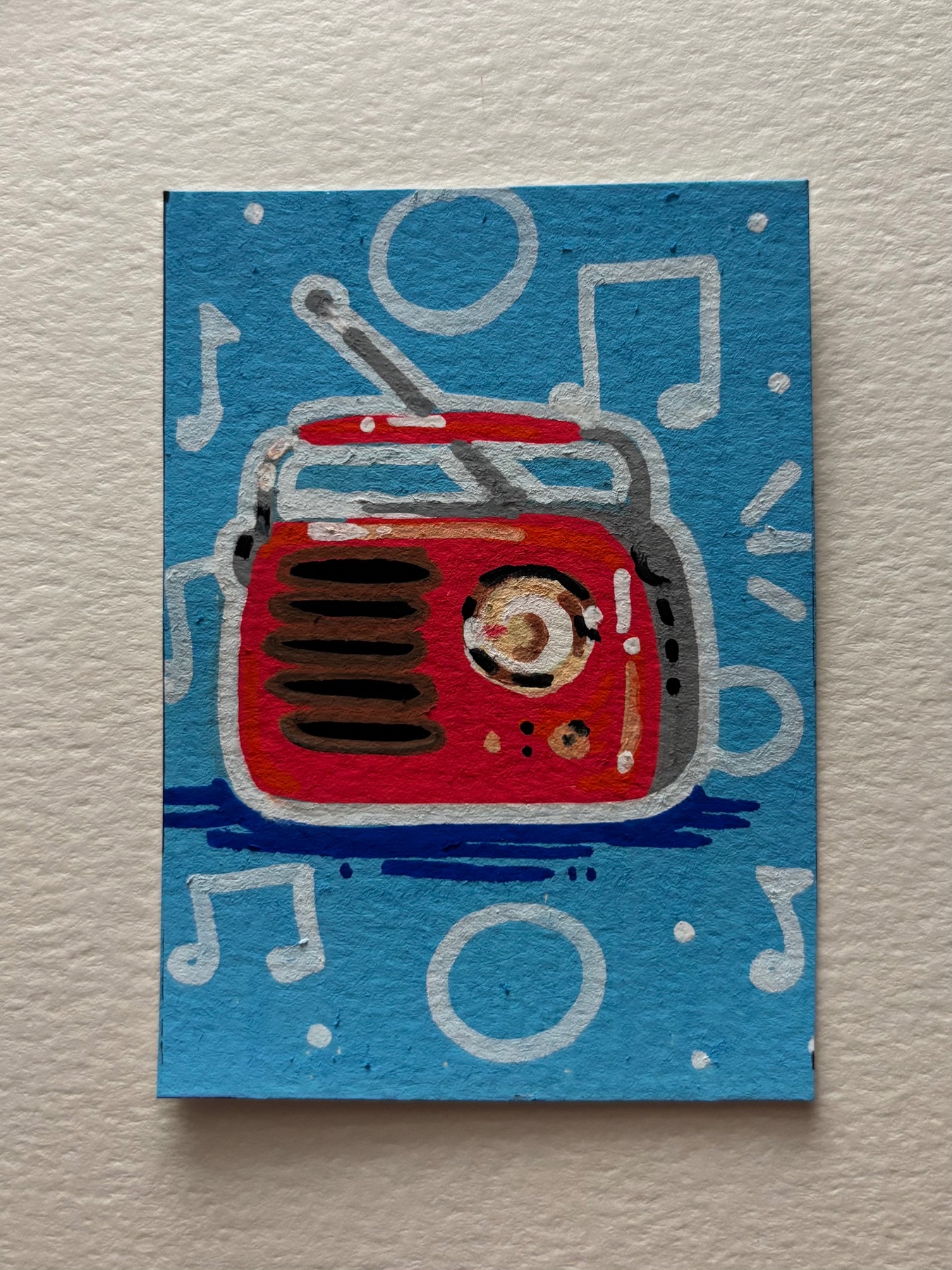 Radio Free Europe aceo art card