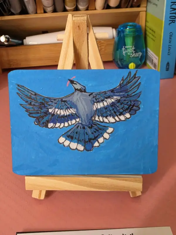 Soaring aceo art card