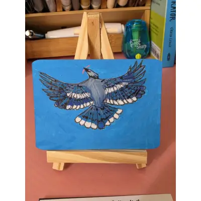 Soaring aceo art card thumbnail 1