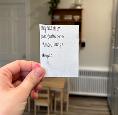 Ember Orange aceo art card thumbnail 2