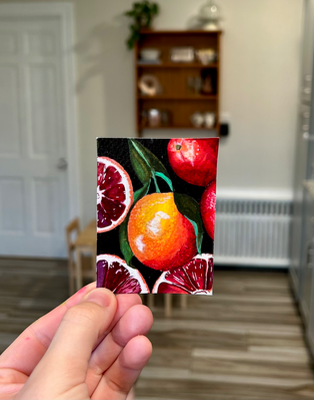 Ember Orange aceo art card thumbnail 1